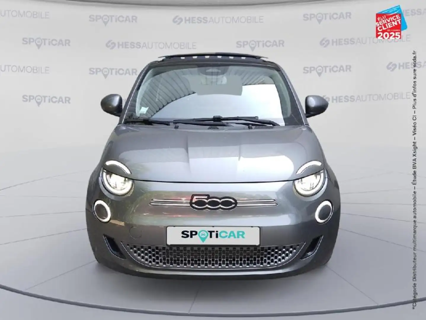 Fiat 500e e 118ch Icône Plus (Pack Magic Eye) Gris - 2