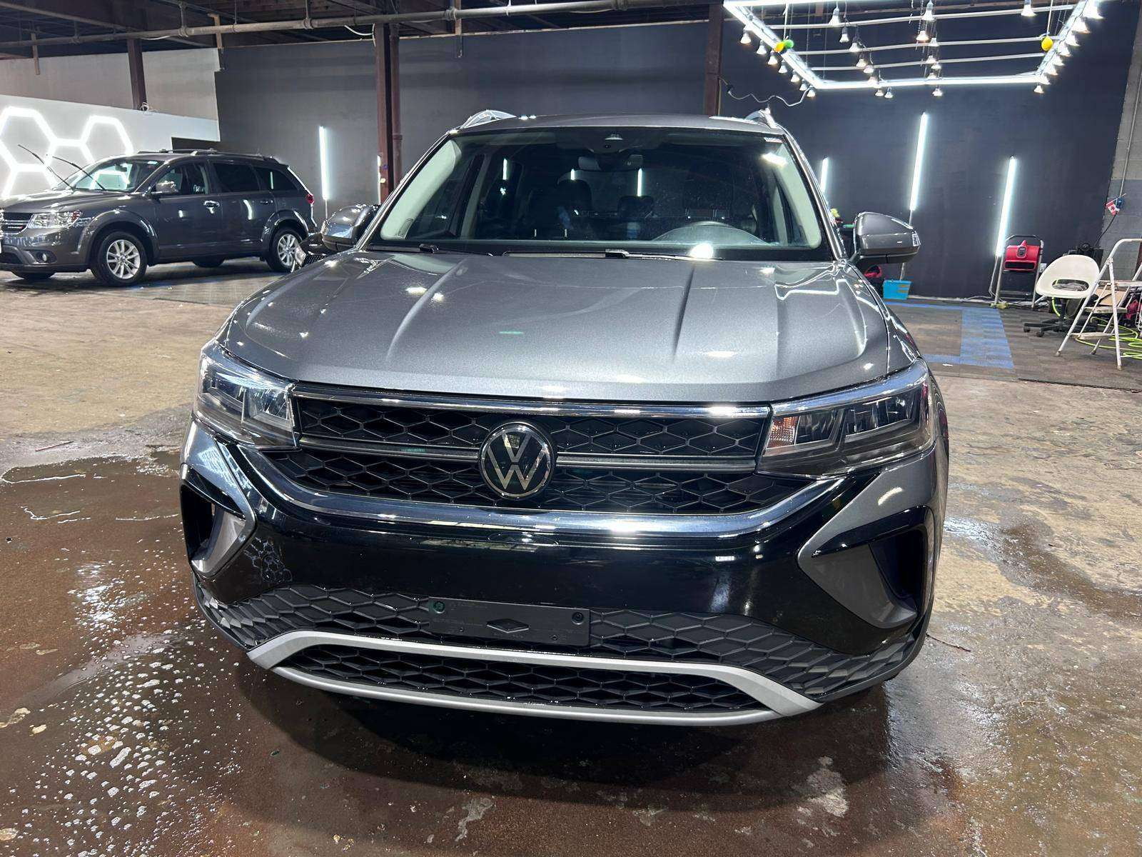 Black 2024 Volkswagen Taos SUV / Crossover 7-Speed Automatic