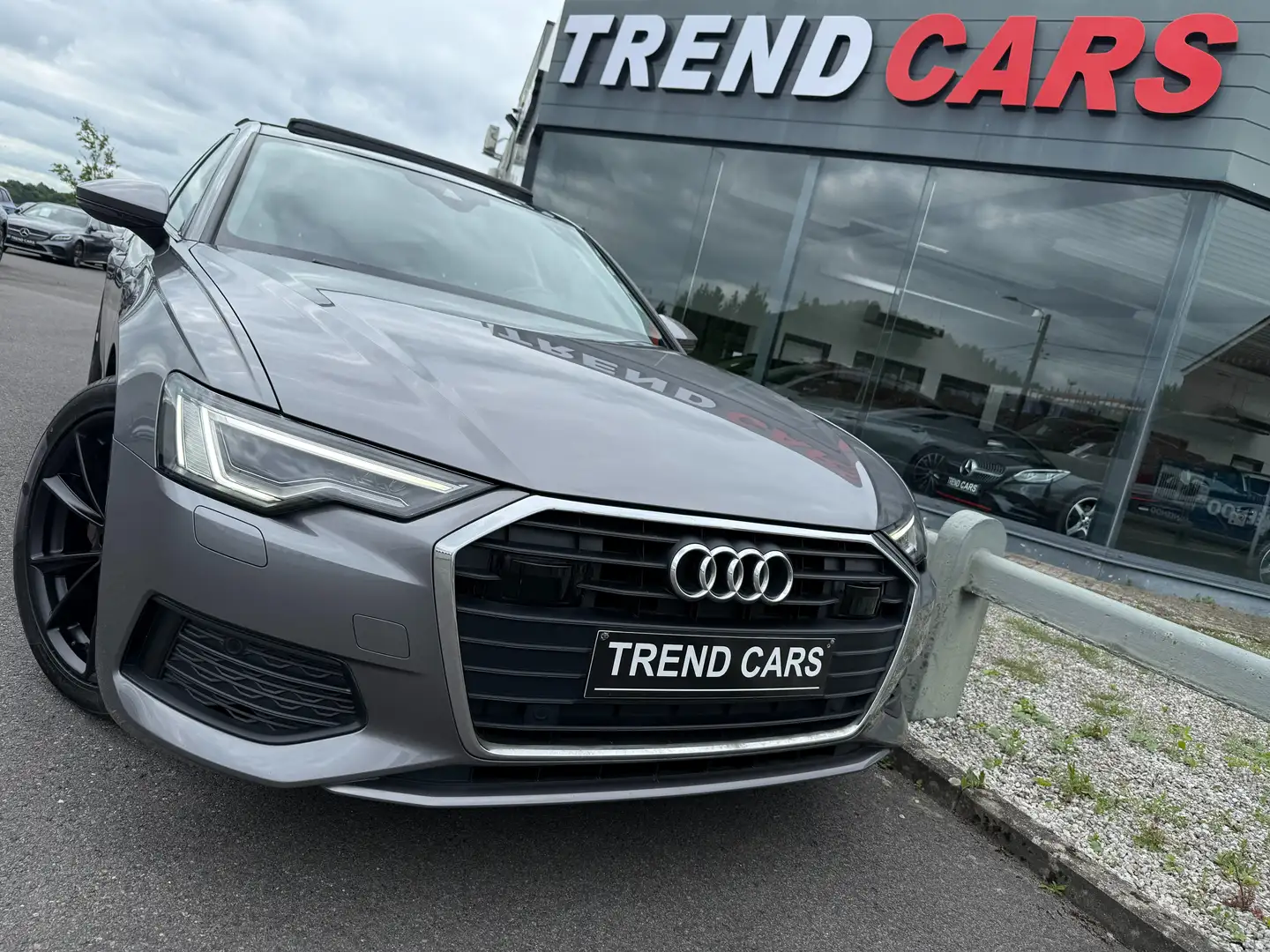 Audi A6 35 TDi S-TRONIC SHADOW LINE TOIT PANO CUIR MATRIX Grijs - 1