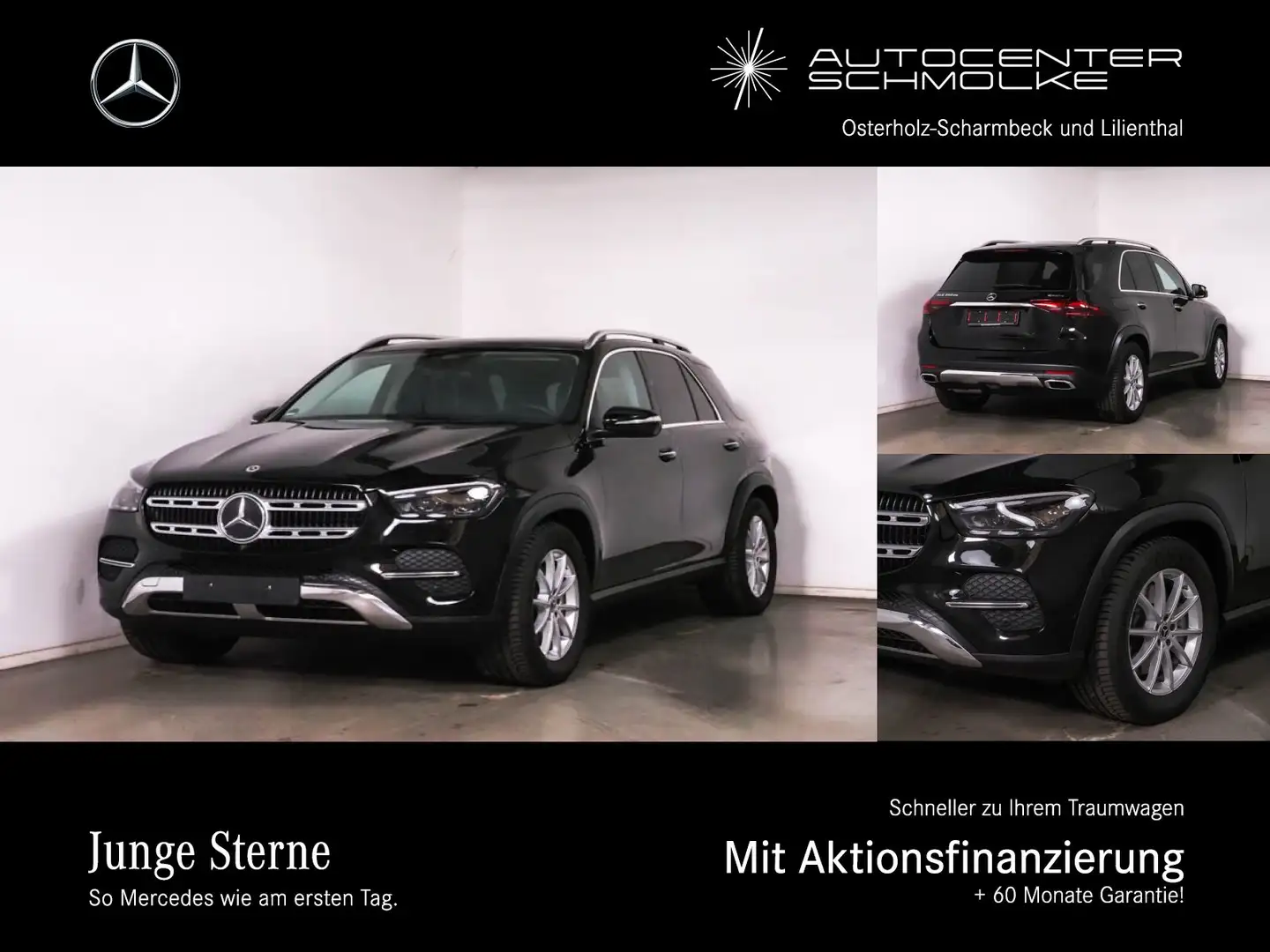 Mercedes-Benz GLE 350 GLE 350 de 4-M ADVANCED PLUS*AHK*PANO*HEAD-UP*DC Schwarz - 1