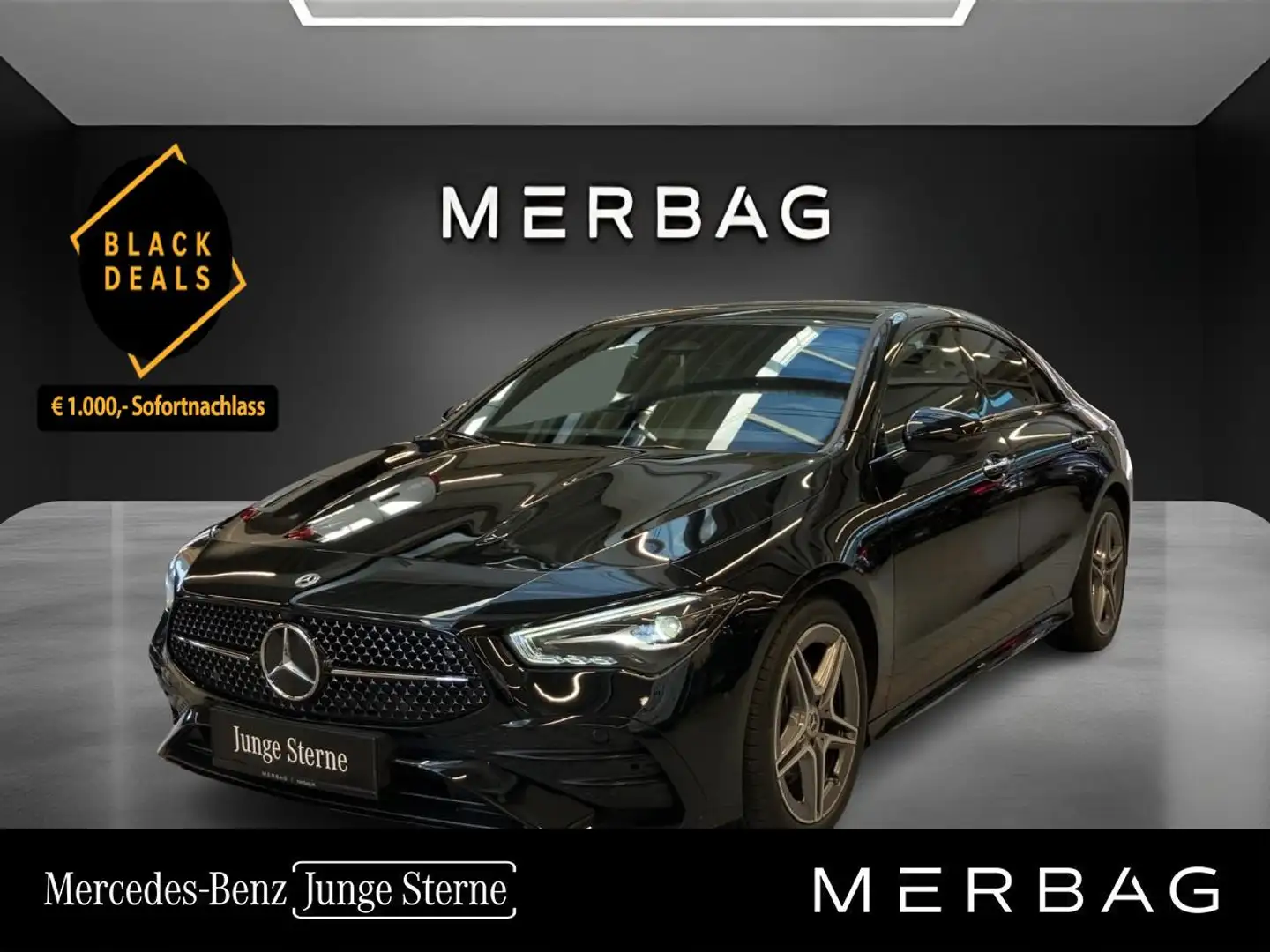 Mercedes-Benz CLA 200 d Coupé AMG Line Facelift Schwarz - 1