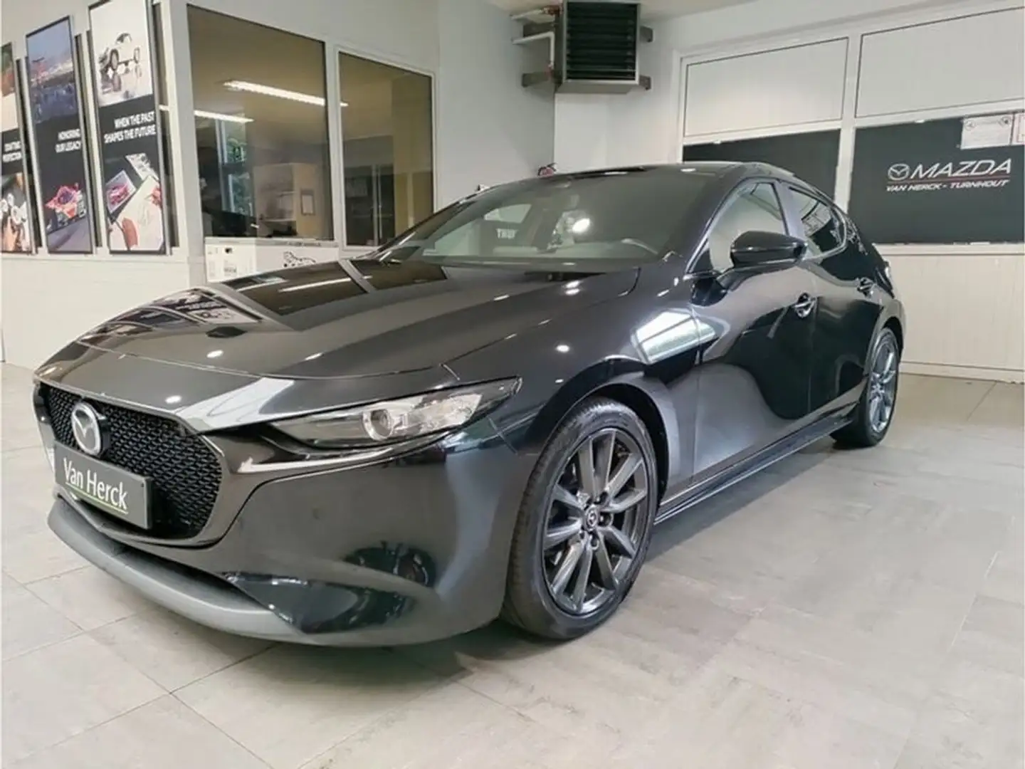 Mazda 3 SKYACTIV-G SkyCruise AUT Zwart - 1