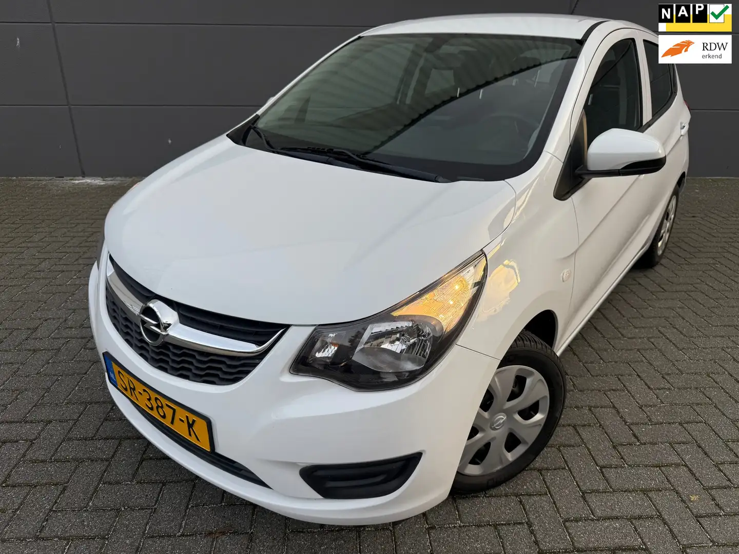 Opel Karl 1.0 ecoFLEX Edition*NAVI*APK*NAP*ISOFIX*CRUISE*AIR Wit - 1