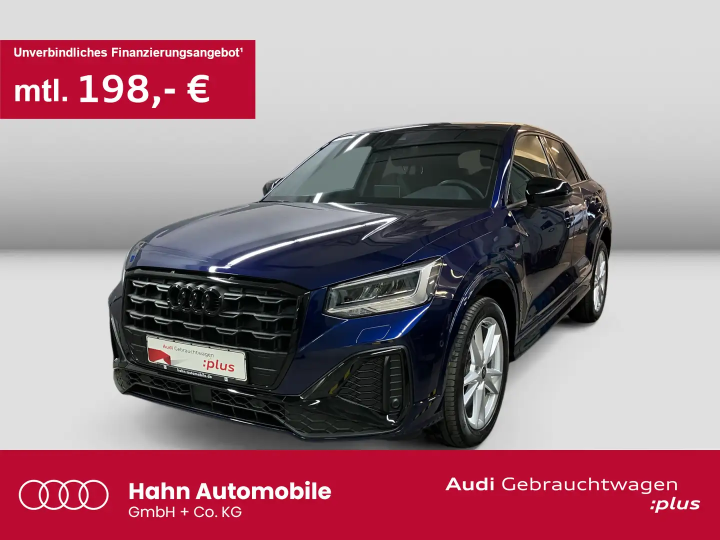 Audi Q2 30 TDI S line LED Rückf Sitzh Einparkh Ambien Blu/Azzurro - 1
