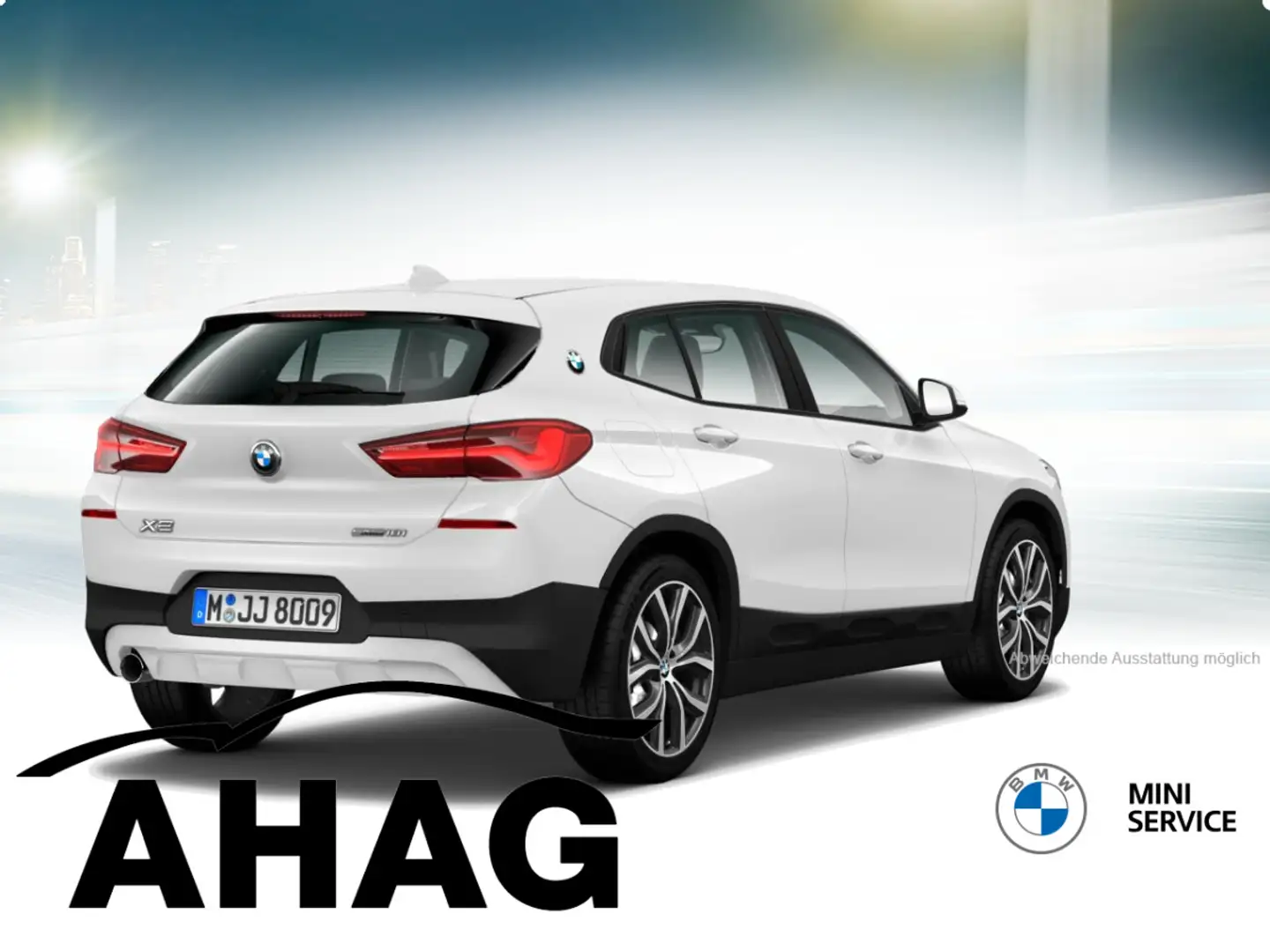 BMW X2 sDrive18i M Sport Klimaaut. Sportsitze PDC Weiß - 2