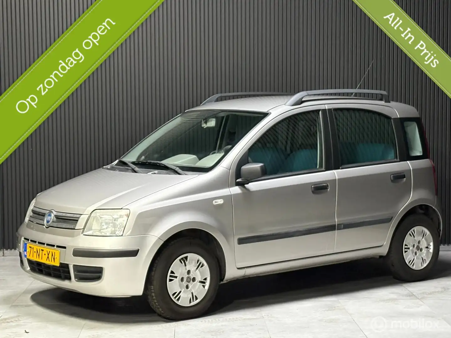 Fiat Panda 1.2 Dynamic - Elek pakket - Nap - Grijs - 1