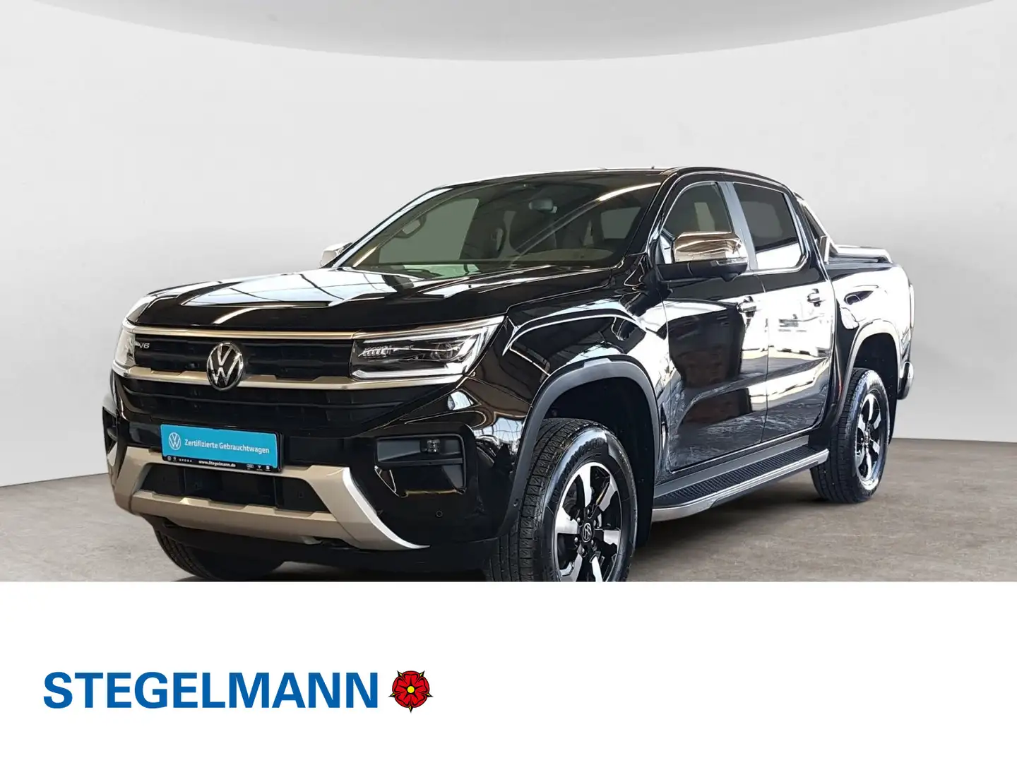 Volkswagen Amarok DC 3.0 TDI Aut. Style *Standhzg.*Softcove Zwart - 1