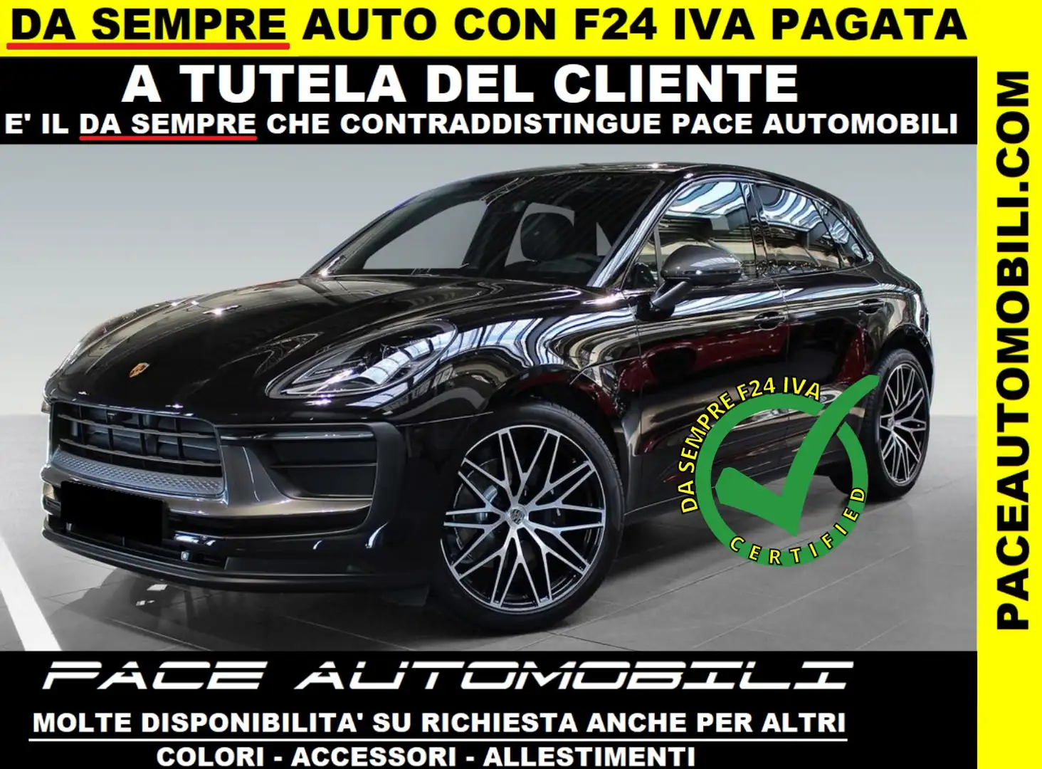 Porsche Macan T PASM TETTO LED NAVI KAMERA 21" PDLS PLUS APPLE Schwarz - 1