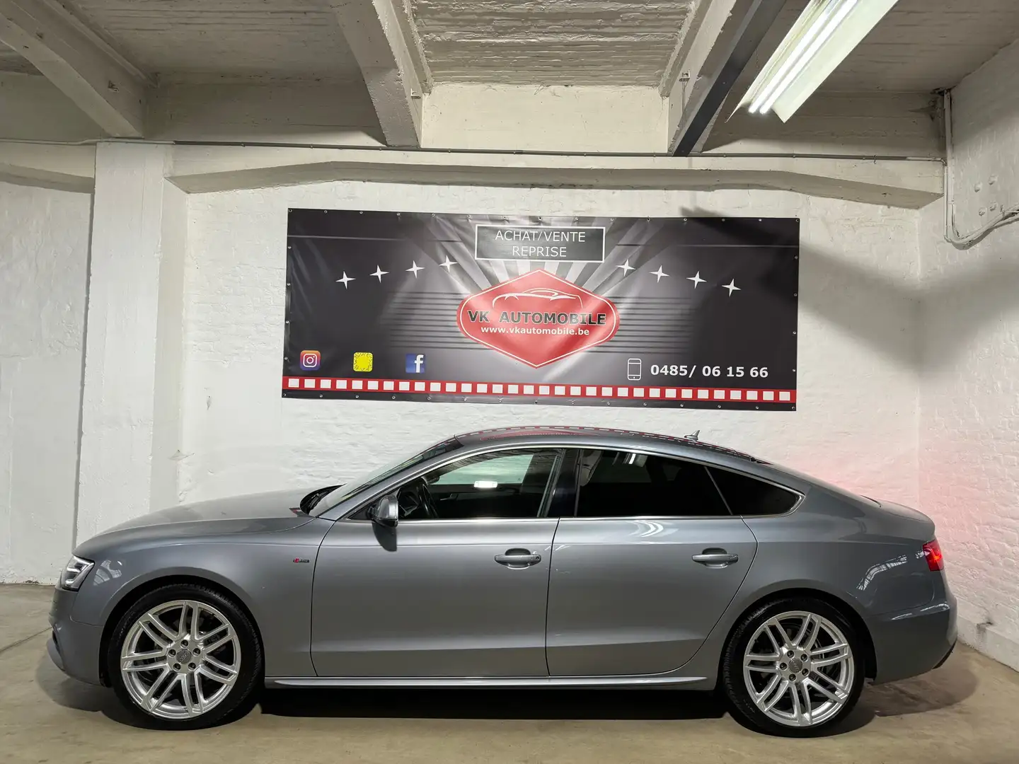 Audi A5 1.8 TFSI S line Gris - 2