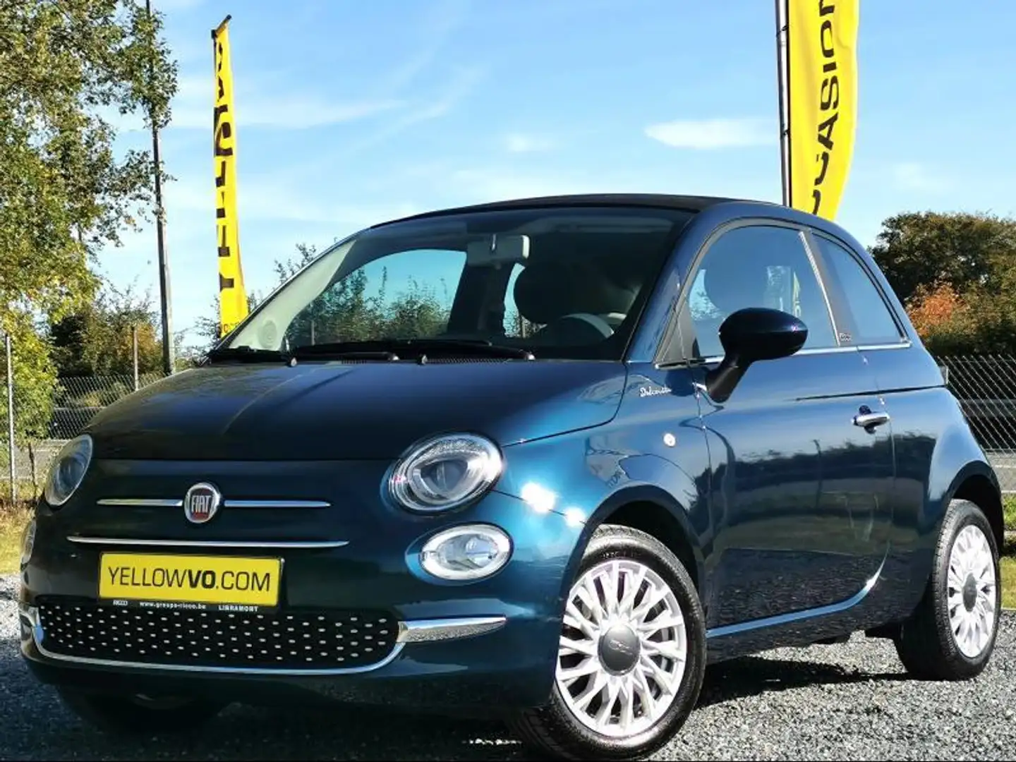 Fiat 500C 500C / Dolcevita / Hybrid Blauw - 1