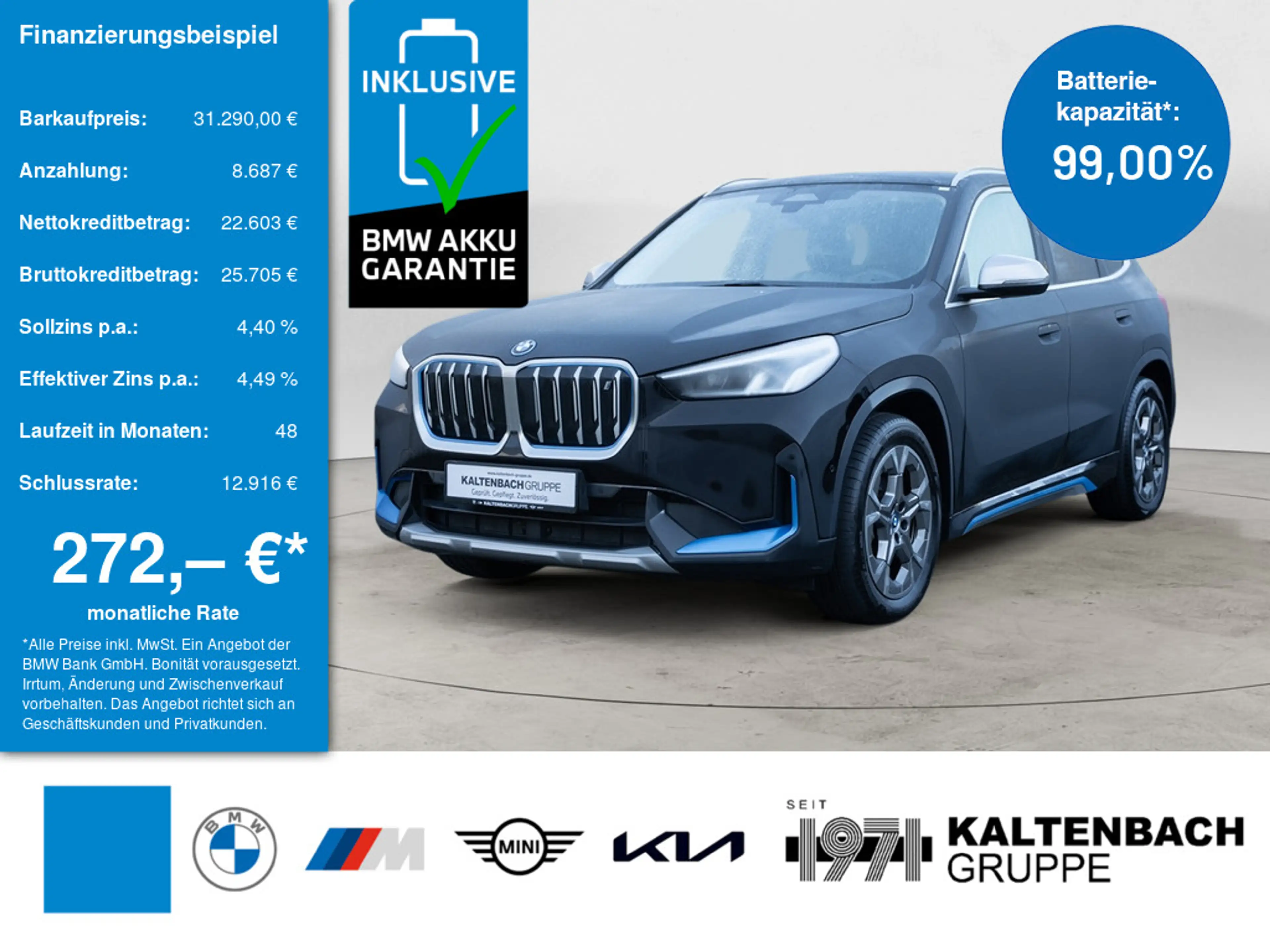 BMW iX1 xDrive30 xLine PANO LED NAVI KAMERA SHZ