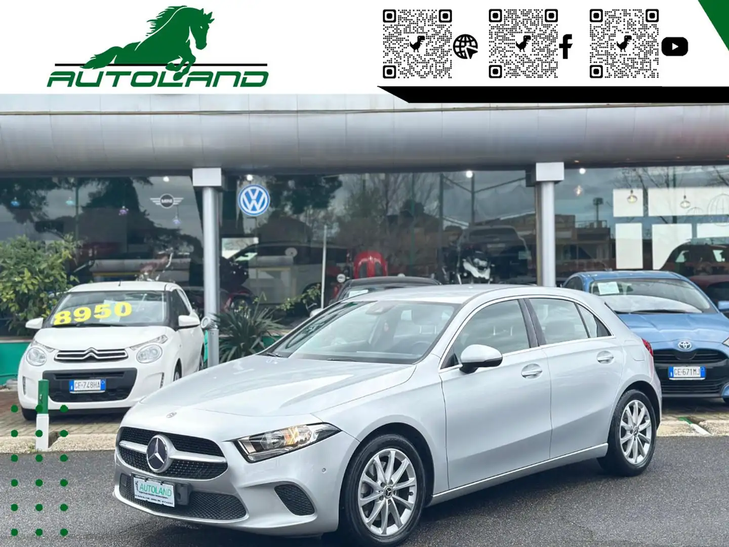 Mercedes-Benz A 220 Automatic Business *MBUX*Finanziabile Argento - 1