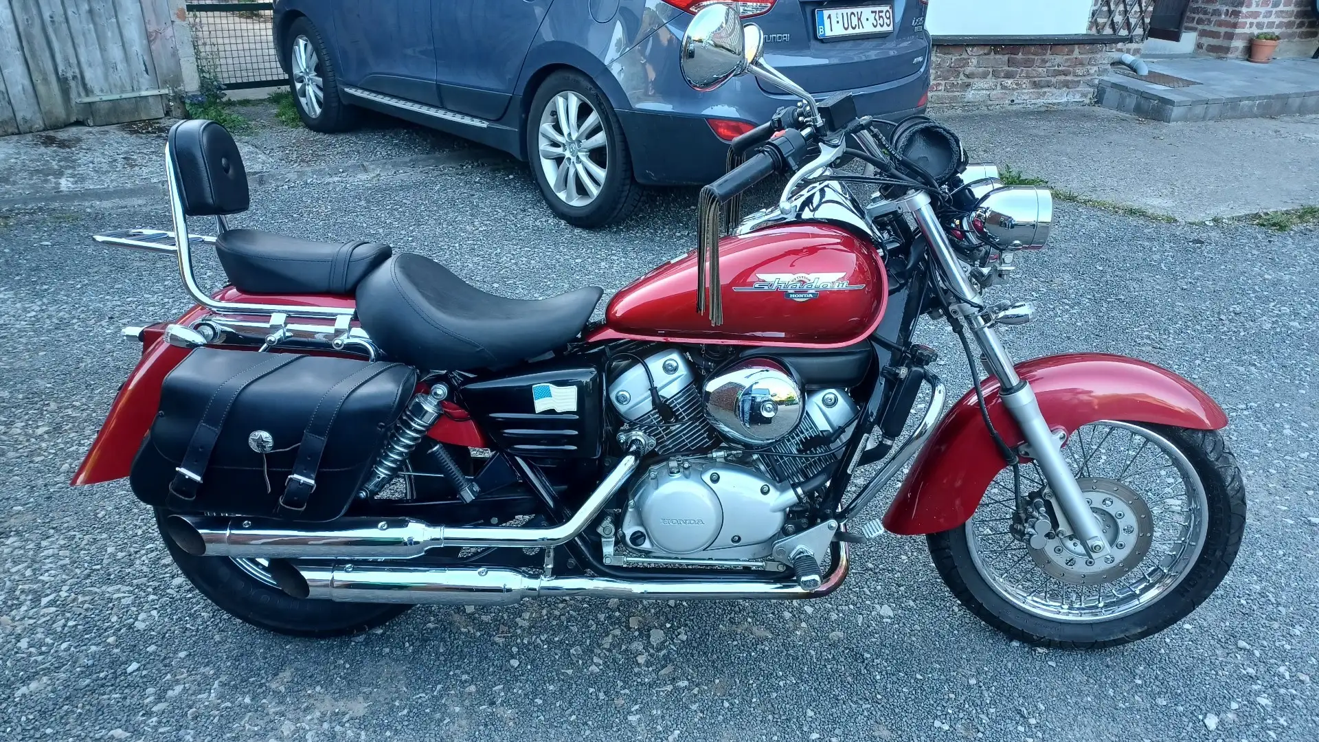 Honda Shadow 125 Rojo - 1