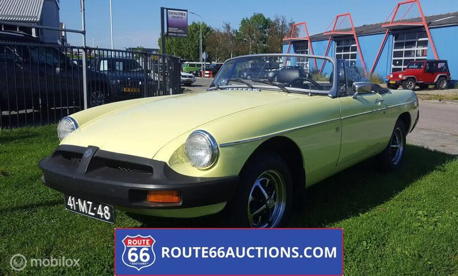 MG MGB Cabriolet | 1976 | Route 66 Auctions Schwarz - 1