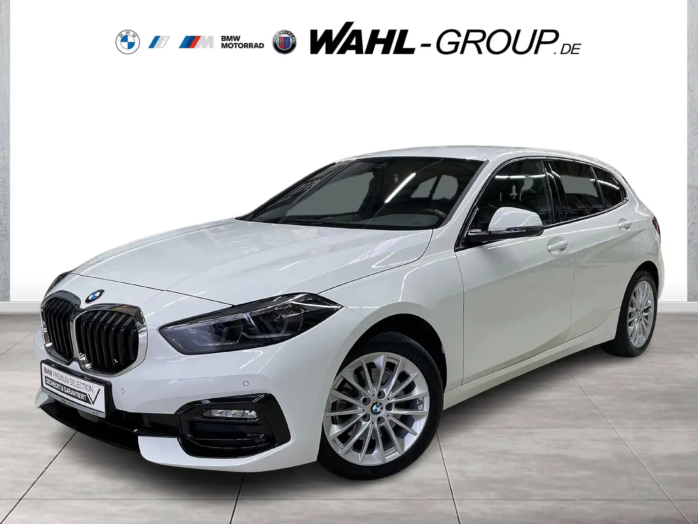 BMW 118 i SPORT LINE HIFI DAB LED KEYLESS PDC ALU 17" Weiß - 1