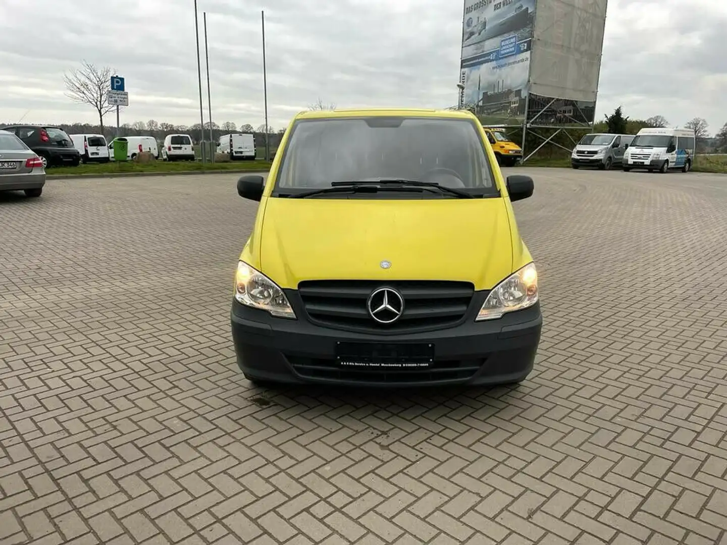 Mercedes-Benz Vito Kasten 110 CDI extralang žuta - 2
