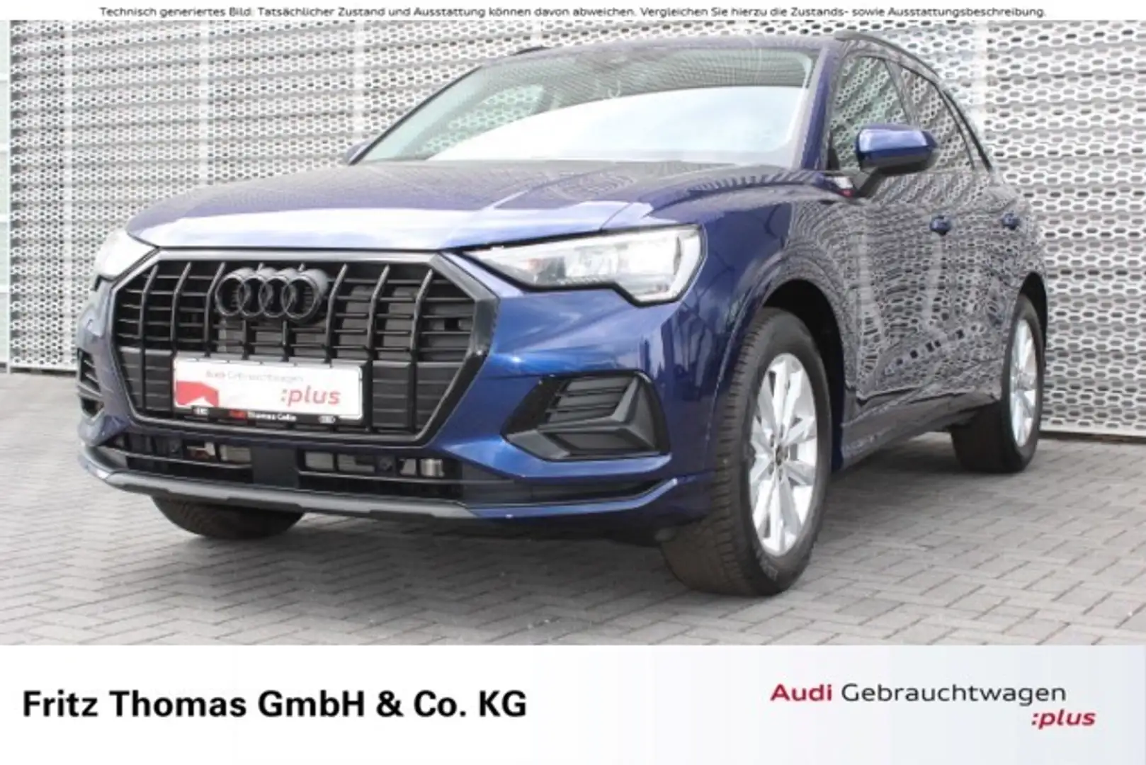 Audi Q3 35 TFSI S tronic advanced LED Navi AHK Klima Navi Blau - 1