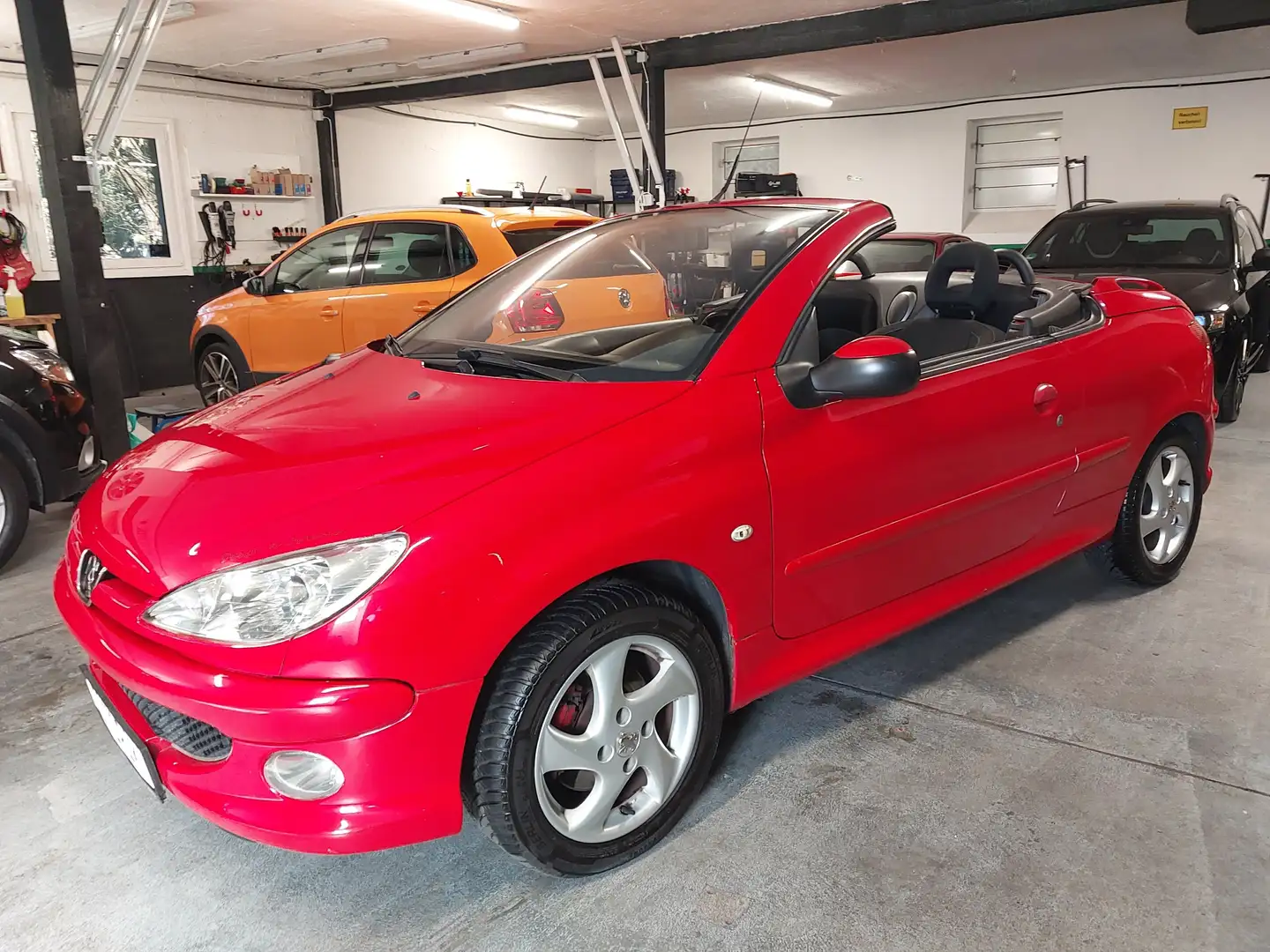 Peugeot 206 CC Filou 1.6, 80kw *TÜV 04/2027*EURO-4* ZR(NEU) Rot - 1