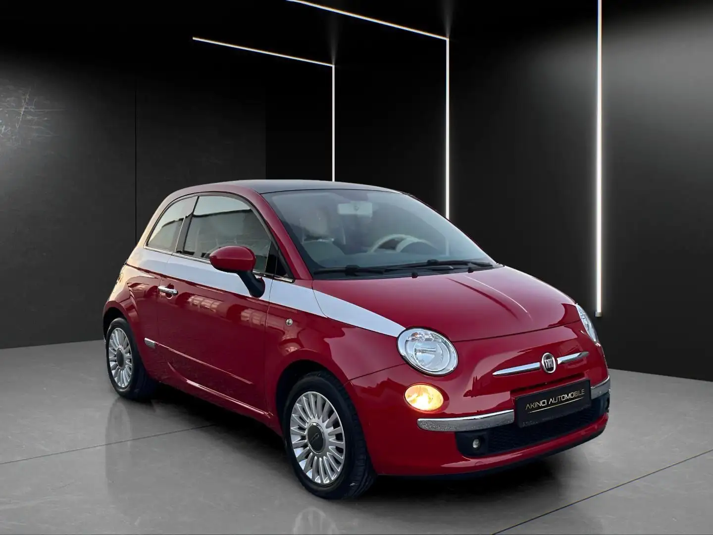 Fiat 500 1.4 Lounge *erst.92tkm*1Vorhalter*TÜVNEU*PDC Rouge - 1