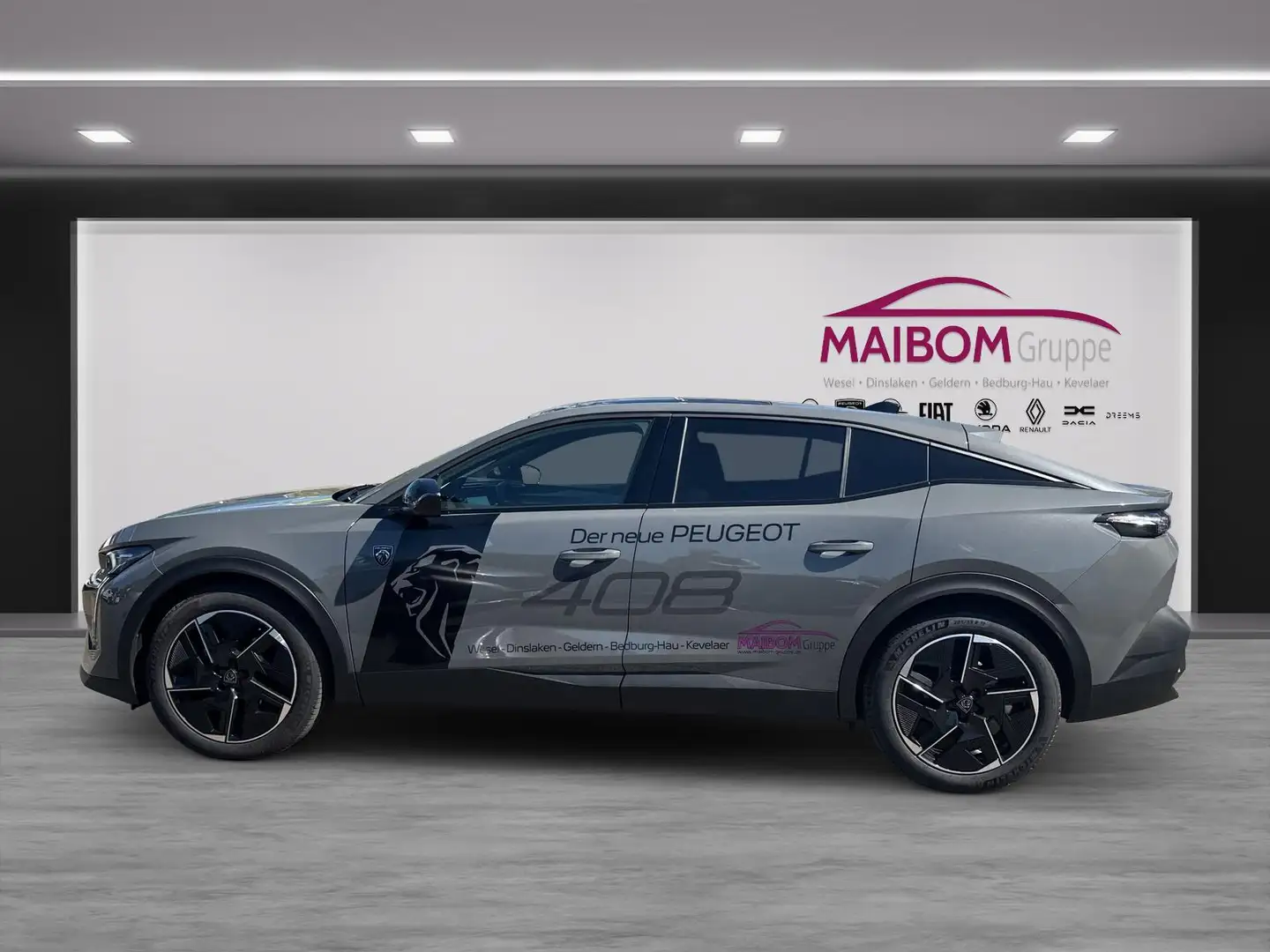 Peugeot 408 Mild Hybrid 136 GT Automatik Grau - 2