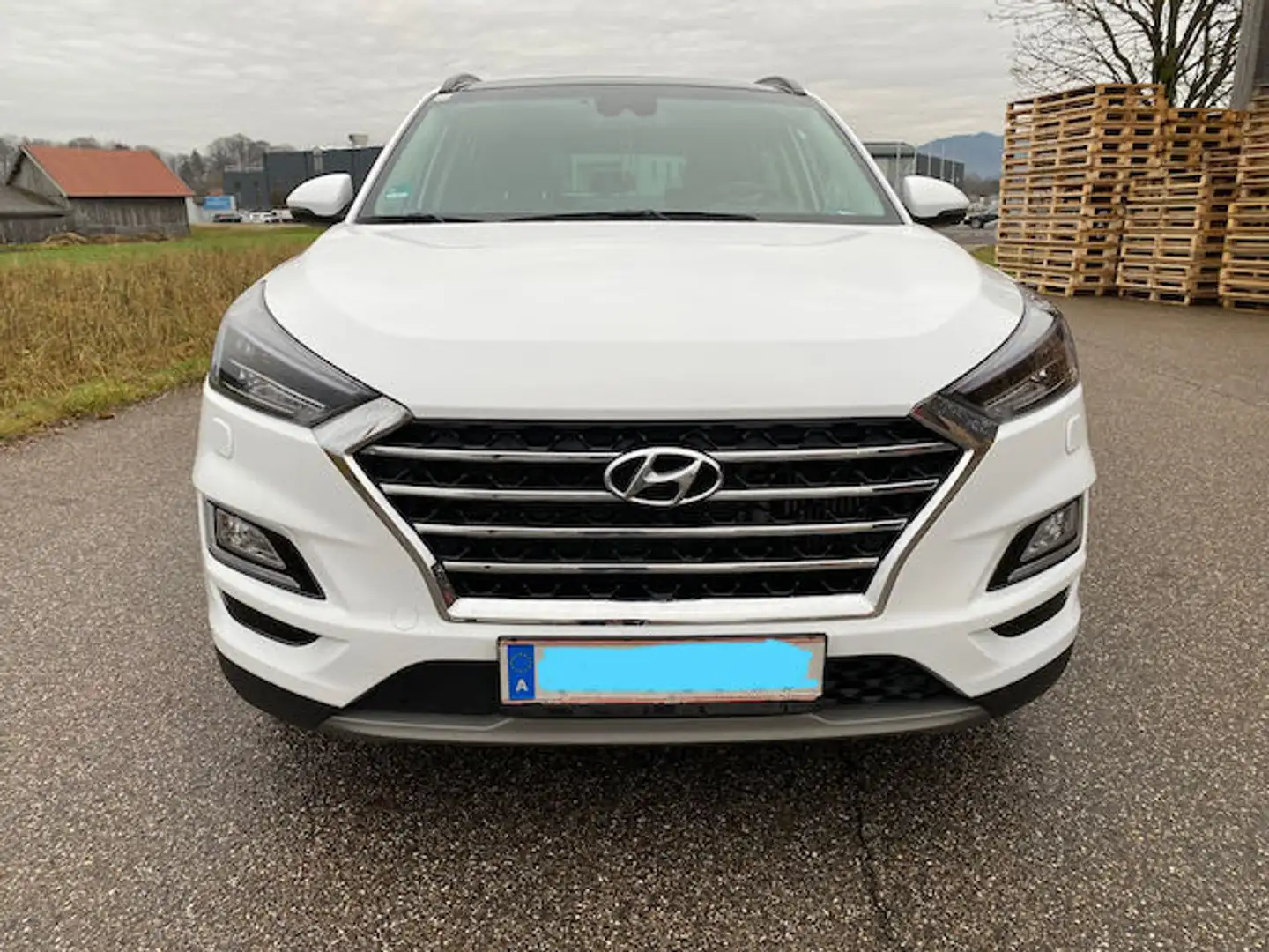 Hyundai TUCSON Tucson 1,6 CRDi 4WD 48V Hybrid Automatik Weiß - 2