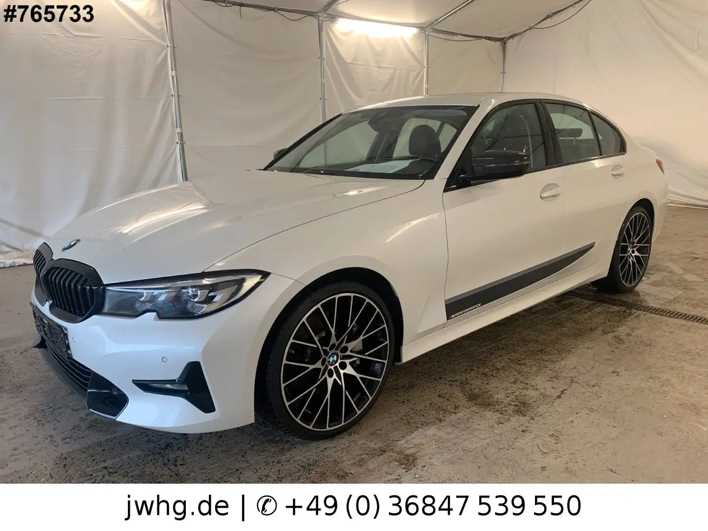 BMW 330 i Sport Line LED 20" DAB CockpProf Nav+Leder Weiß - 1