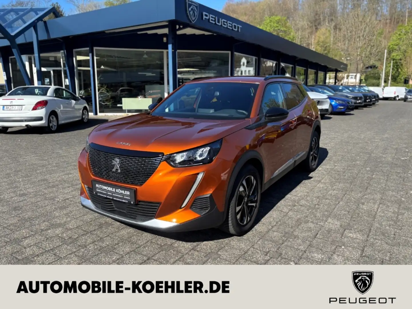 Peugeot 2008 1.2 Allure 100 KAMERA SITZHEIZUNG DAB LED Orange - 1