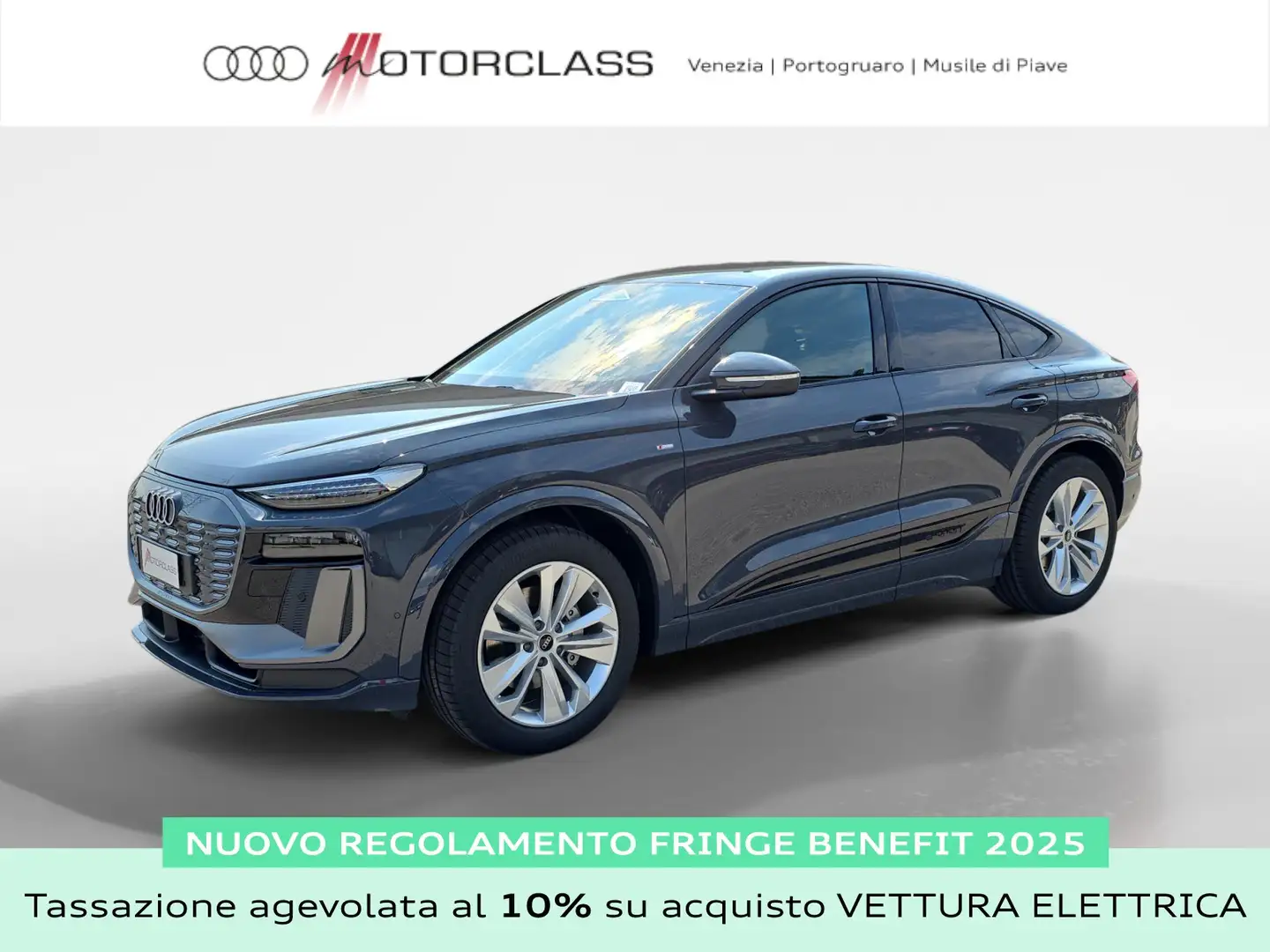 Audi Q6 sportback e-tron s line edition quattro Gri - 1