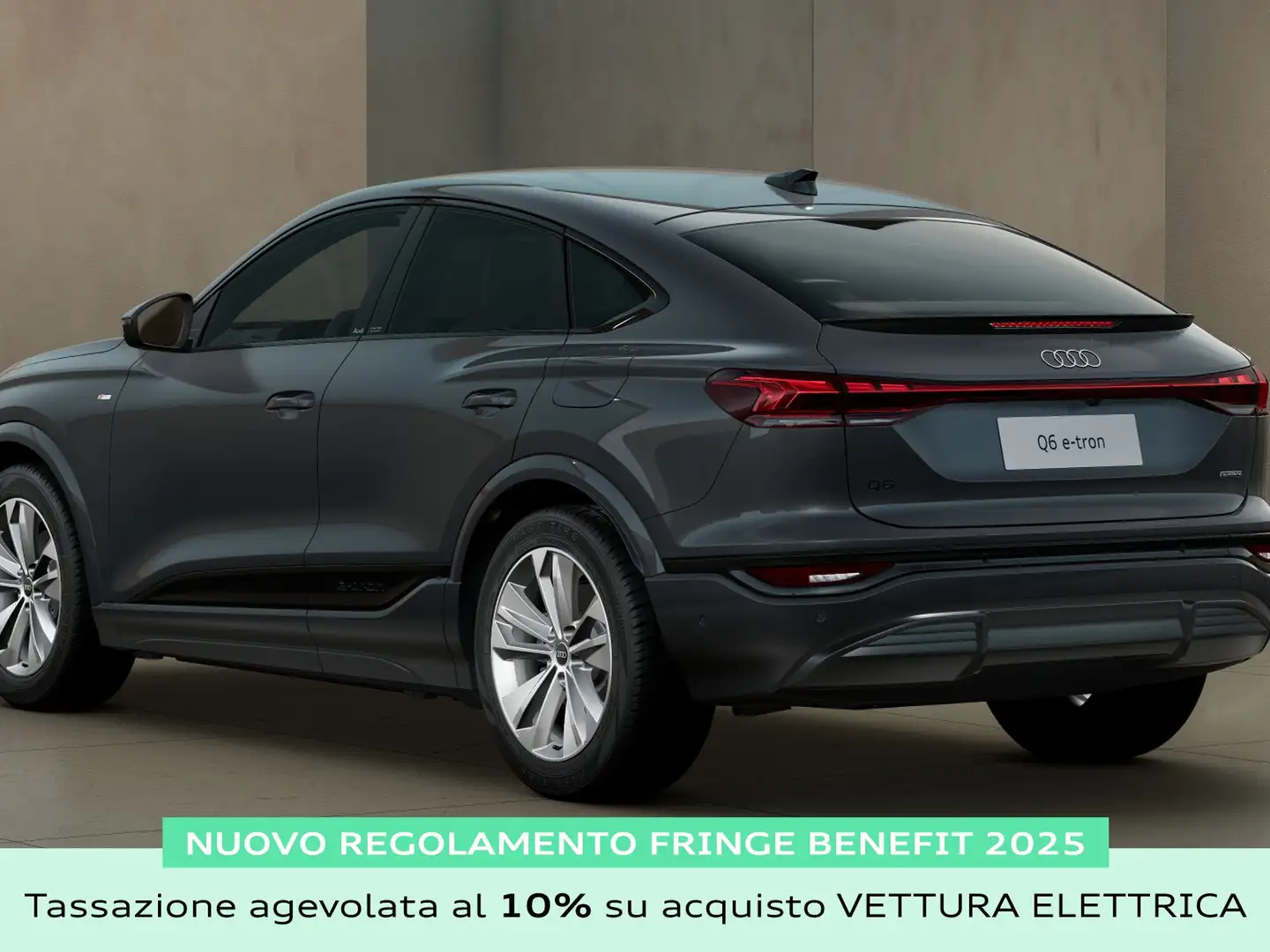 Audi Q6 sportback e-tron s line edition quattro Grigio - 2