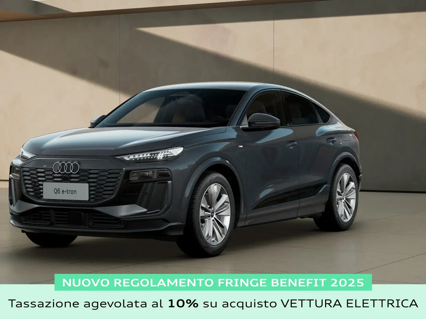 Audi Q6 sportback e-tron s line edition quattro Grigio - 1