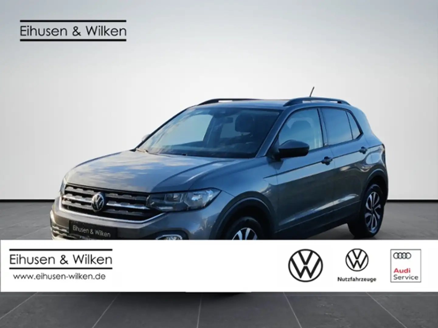 Volkswagen T-Cross 1.0+TSI+ACTIVE+NSW+APP+DAB+PDC+ Grijs - 1