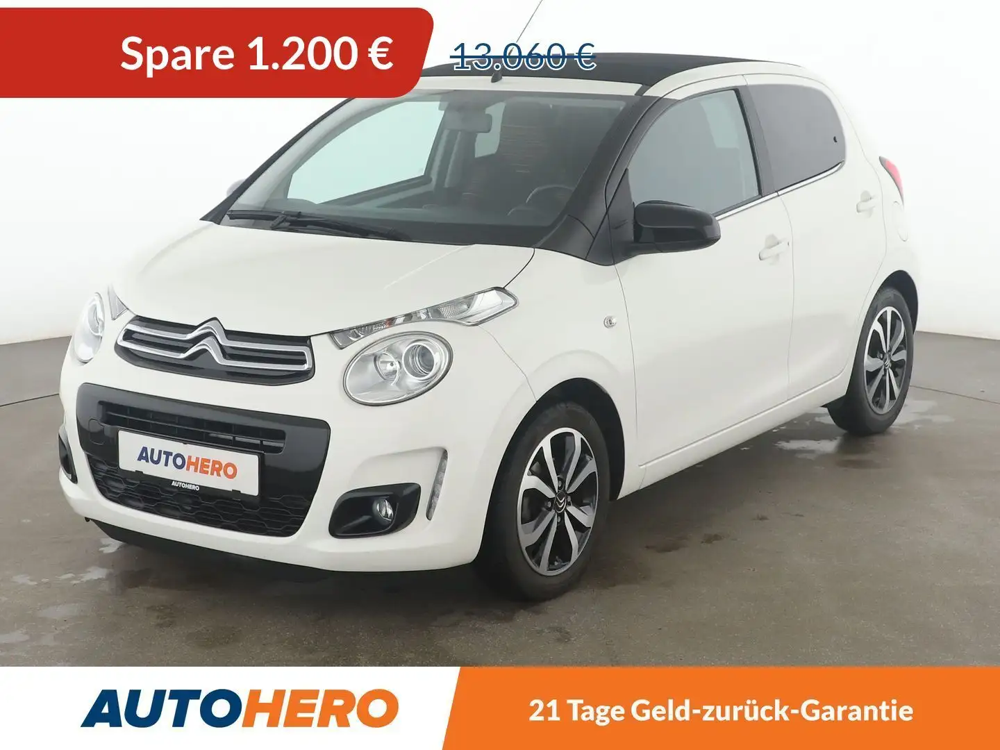 Citroen C1 1.0 VTi AIRSCAPE Shine *LIMITER*SHZ*KLIMA*TOUCH* Weiß - 1