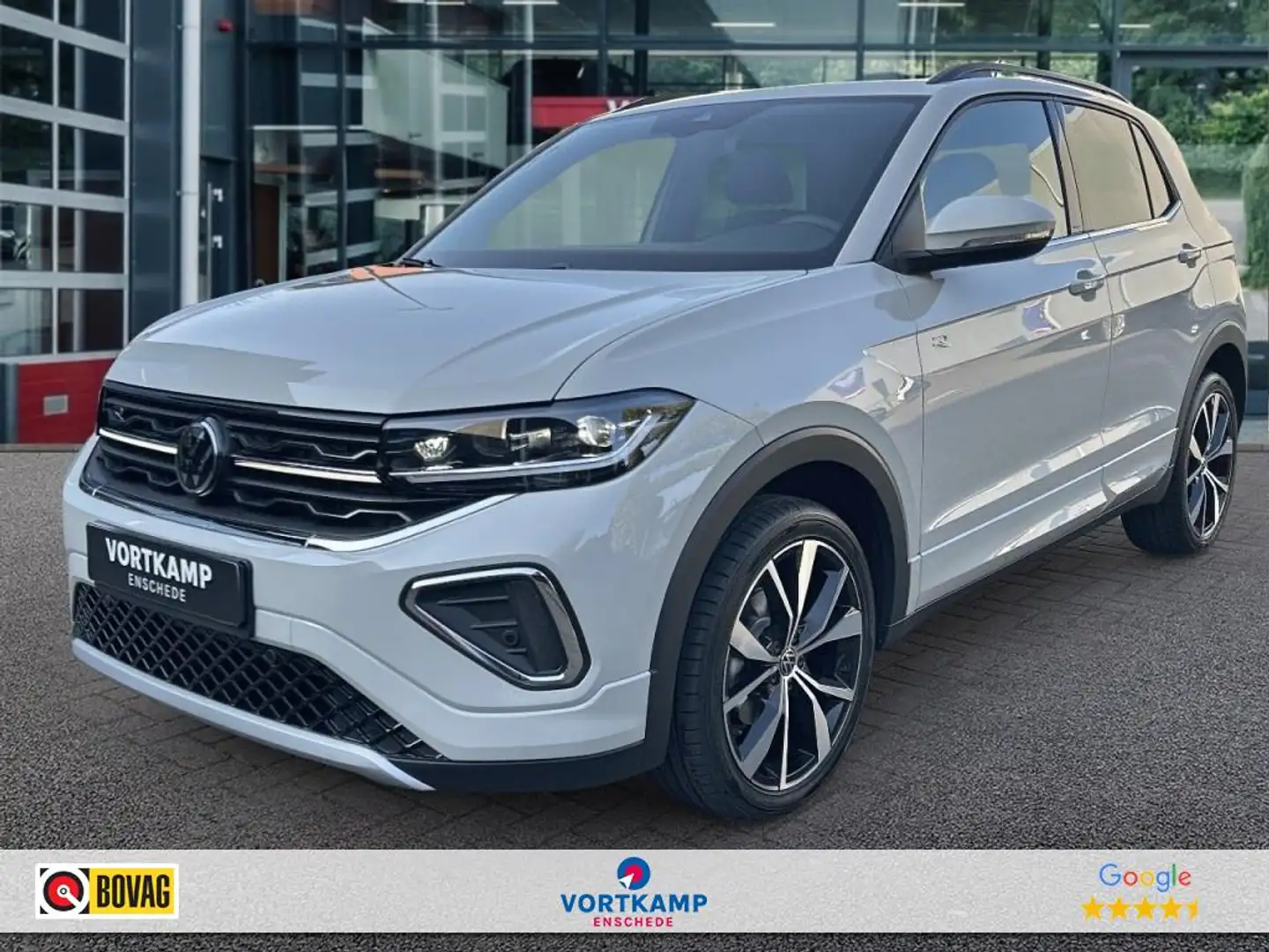 Volkswagen T-Cross 1.0 TSI DSG R-LINE AFN.TREKHAAK/IQ-LIGHTS/CAMERA/A Grijs - 1