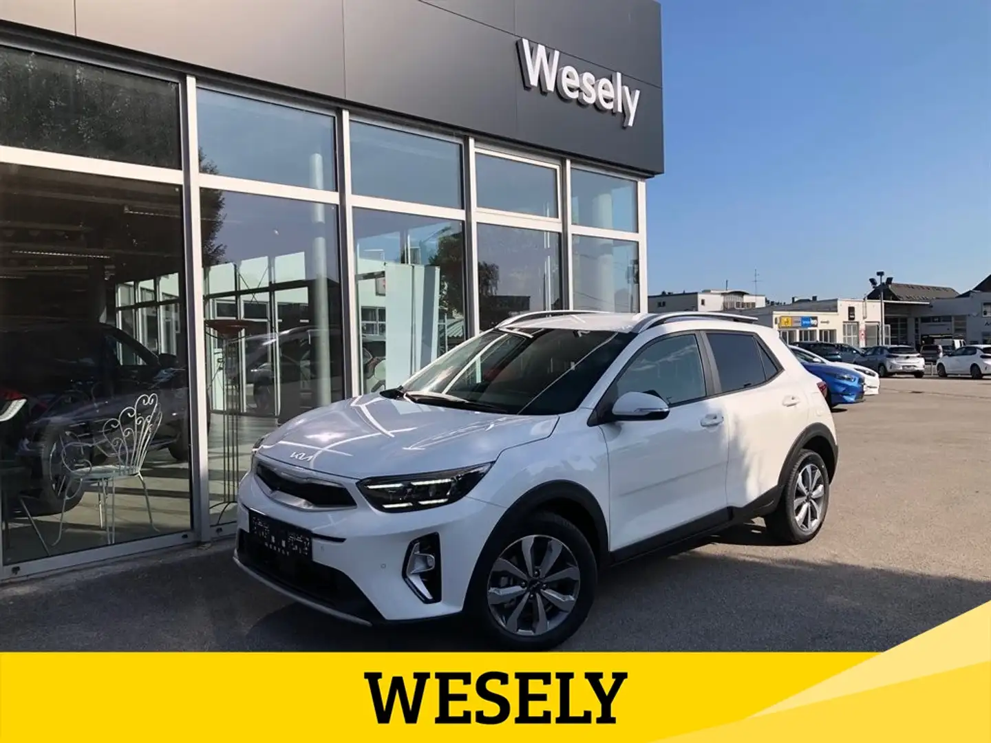 Kia Stonic 1,0 TGDI GPF ISG Gold DCT Aut. Weiß - 1