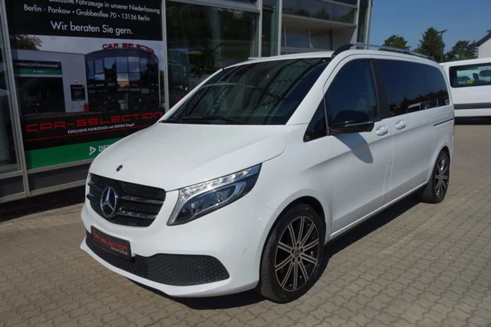Mercedes-Benz V 220 CDI KOMPAKT NIGHT PAKET 2sTÜR/AHK/LED/KAM Weiß - 1