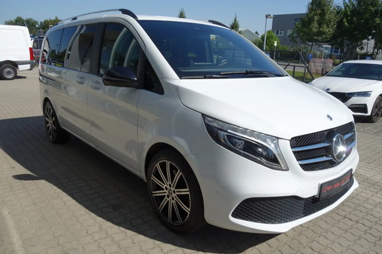 Mercedes-Benz V 220 CDI KOMPAKT NIGHT PAKET 2sTÜR/AHK/LED/KAM Weiß - 2