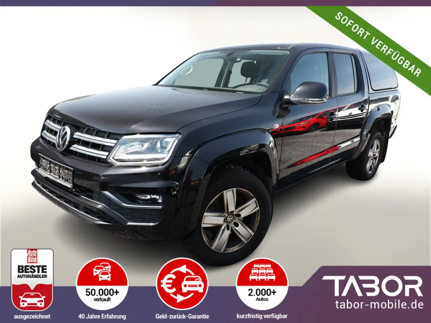 Volkswagen Amarok 3.0 TDI 258 Aut. 4Motion Highline Nav AHK Noir - 1