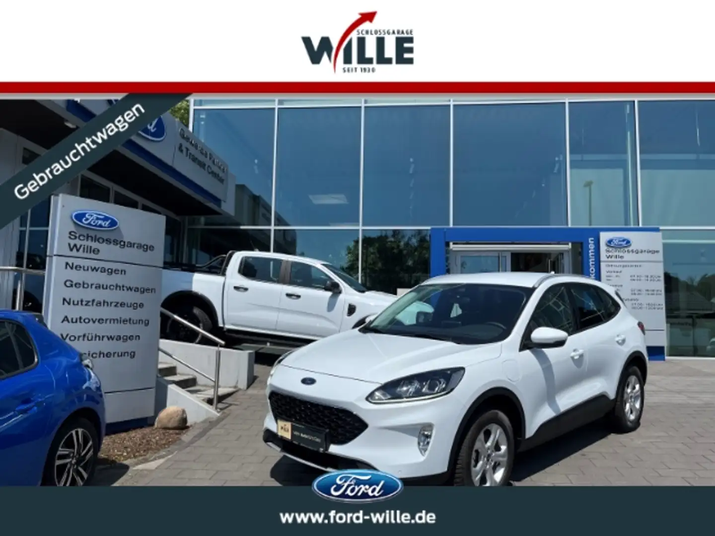Ford Kuga Plug-In Hybrid Cool+Connect 2.5 Duratec -PHEV EU6d Blanc - 1