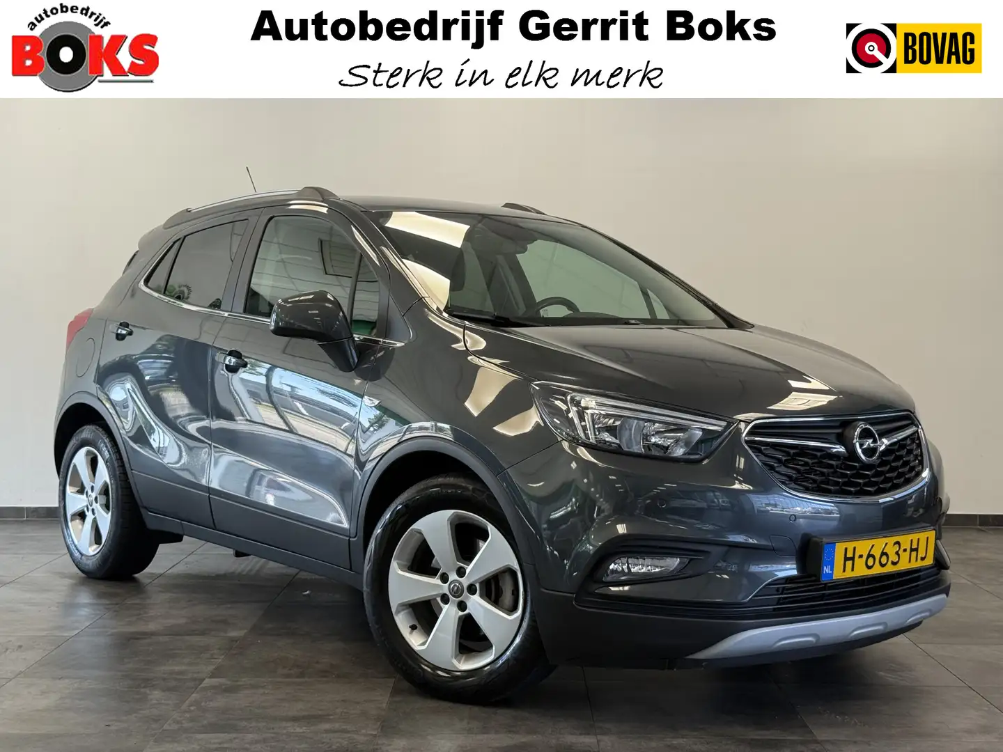 Opel Mokka X 1.4 Turbo Innovation Navigatie Trekhaak Leder Gris - 1