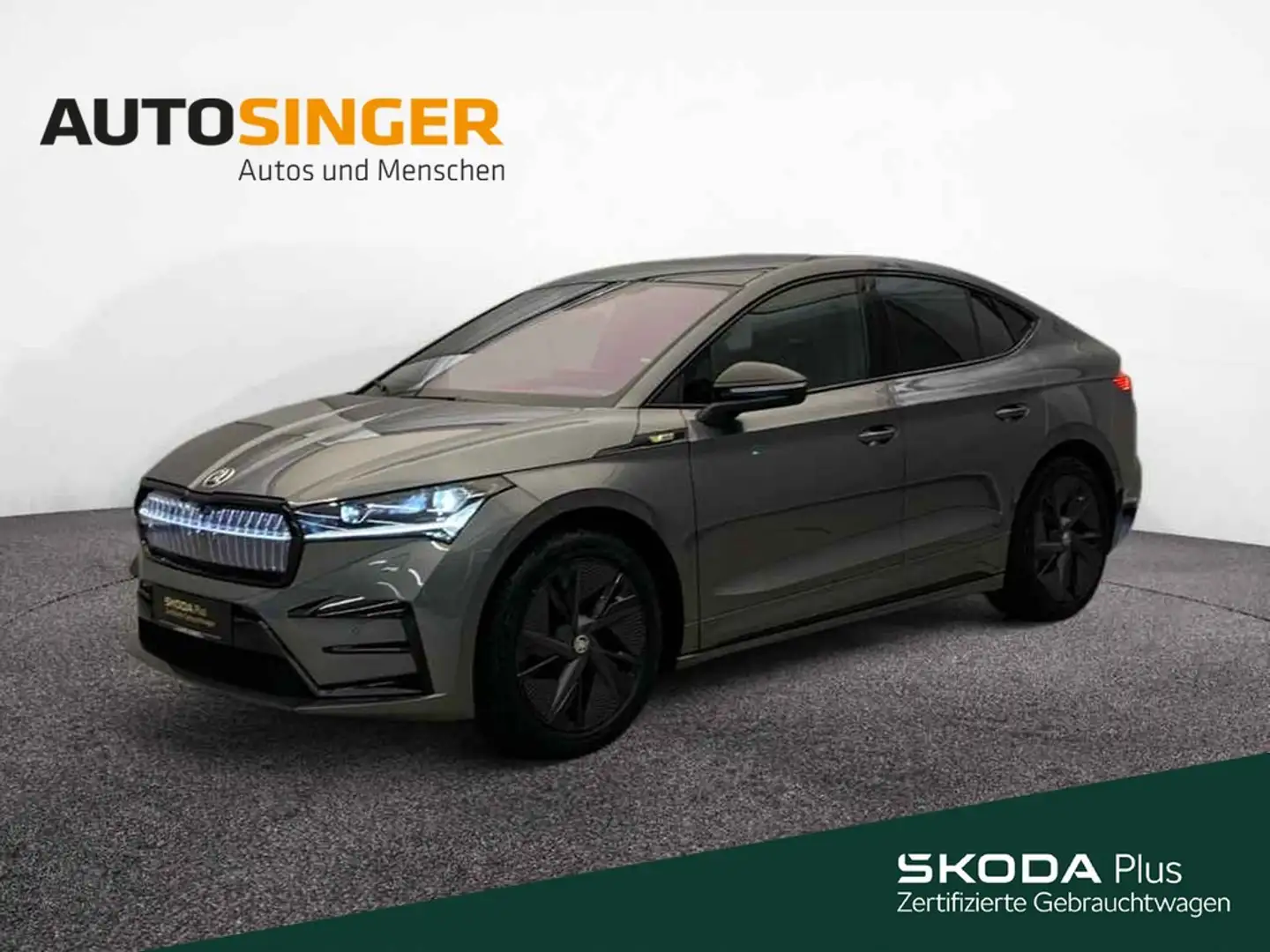 Skoda Enyaq Coupe RS 4x4 *WÄRME*AHK*PANO*LEDER*MATRIX* Grau - 1