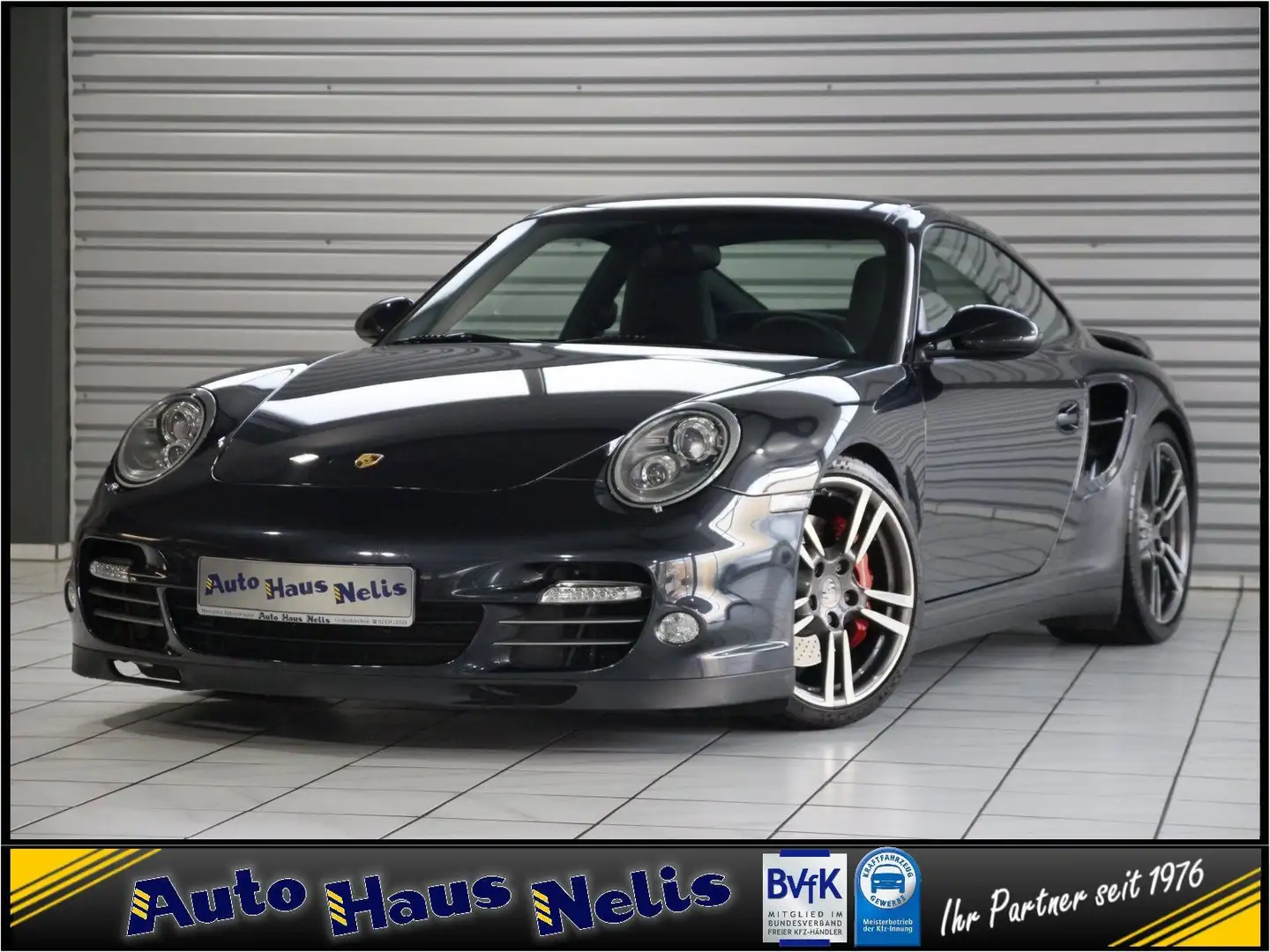 Porsche 997 - 911 Turbo Coupé BOSE PDK7 PCM KW-Fahrw. M+ Grau - 1