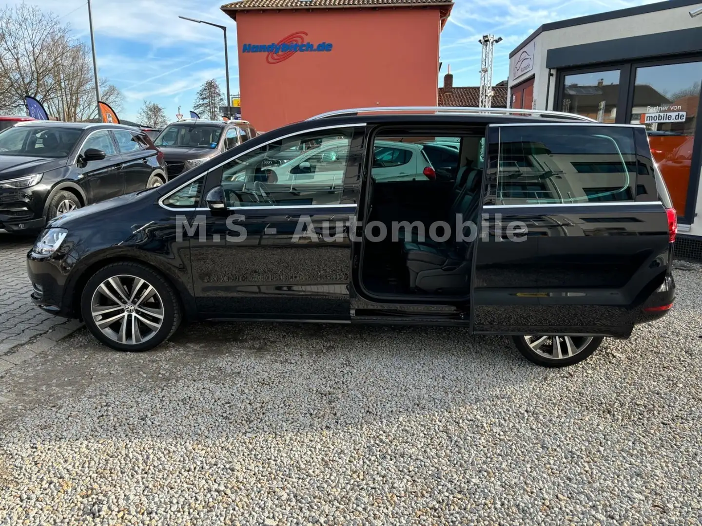 Volkswagen Sharan Highline BMT*DSG*7Sitze*Navi*PDC*2.Hand Zwart - 2