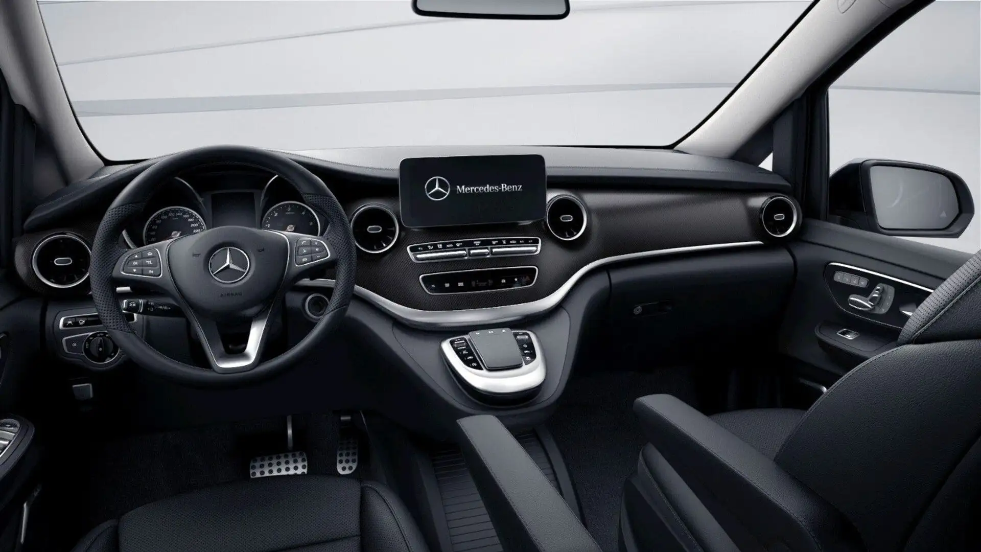 Mercedes-Benz V 300 d LANG 4M AMG Avantgarde Ed PANO*Sitzkl*AHK Argintiu - 2