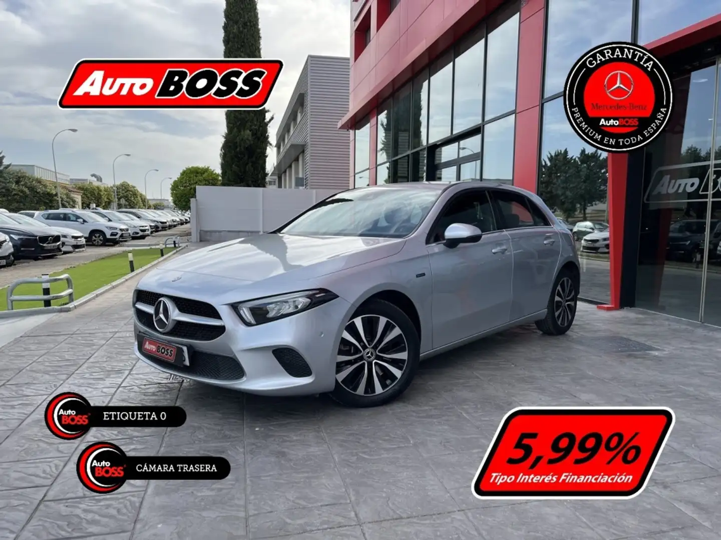 Mercedes-Benz A 250 250e 8G-DCT Gris - 1
