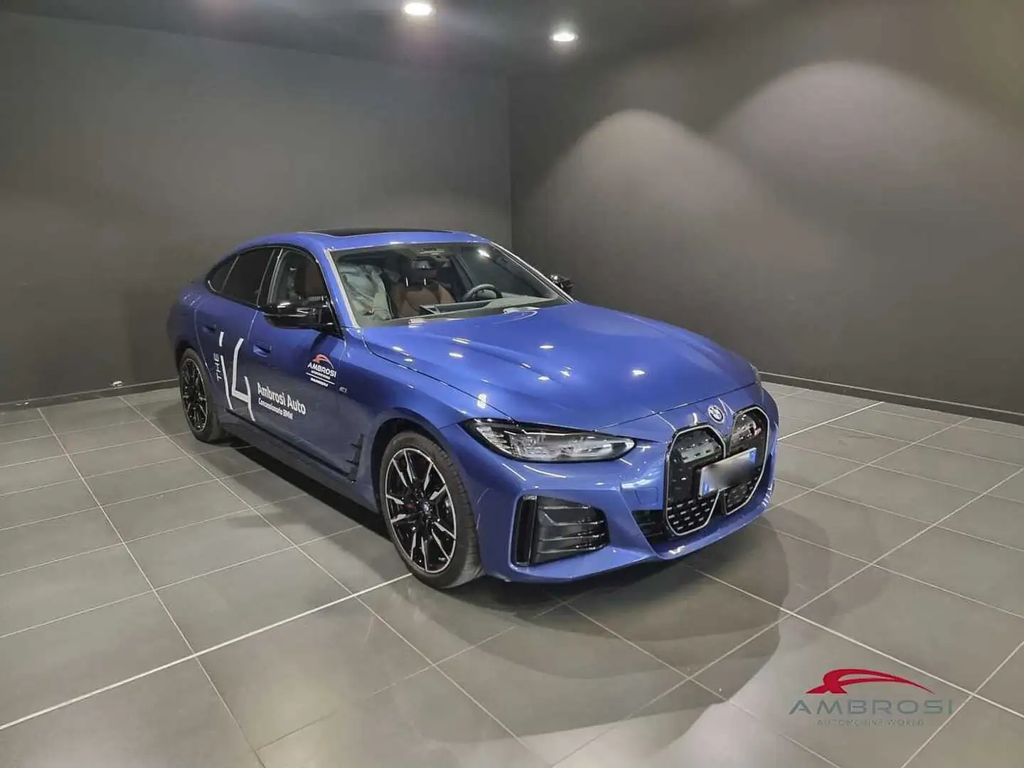BMW i4 M50  M Sport Pro Bleu - 2