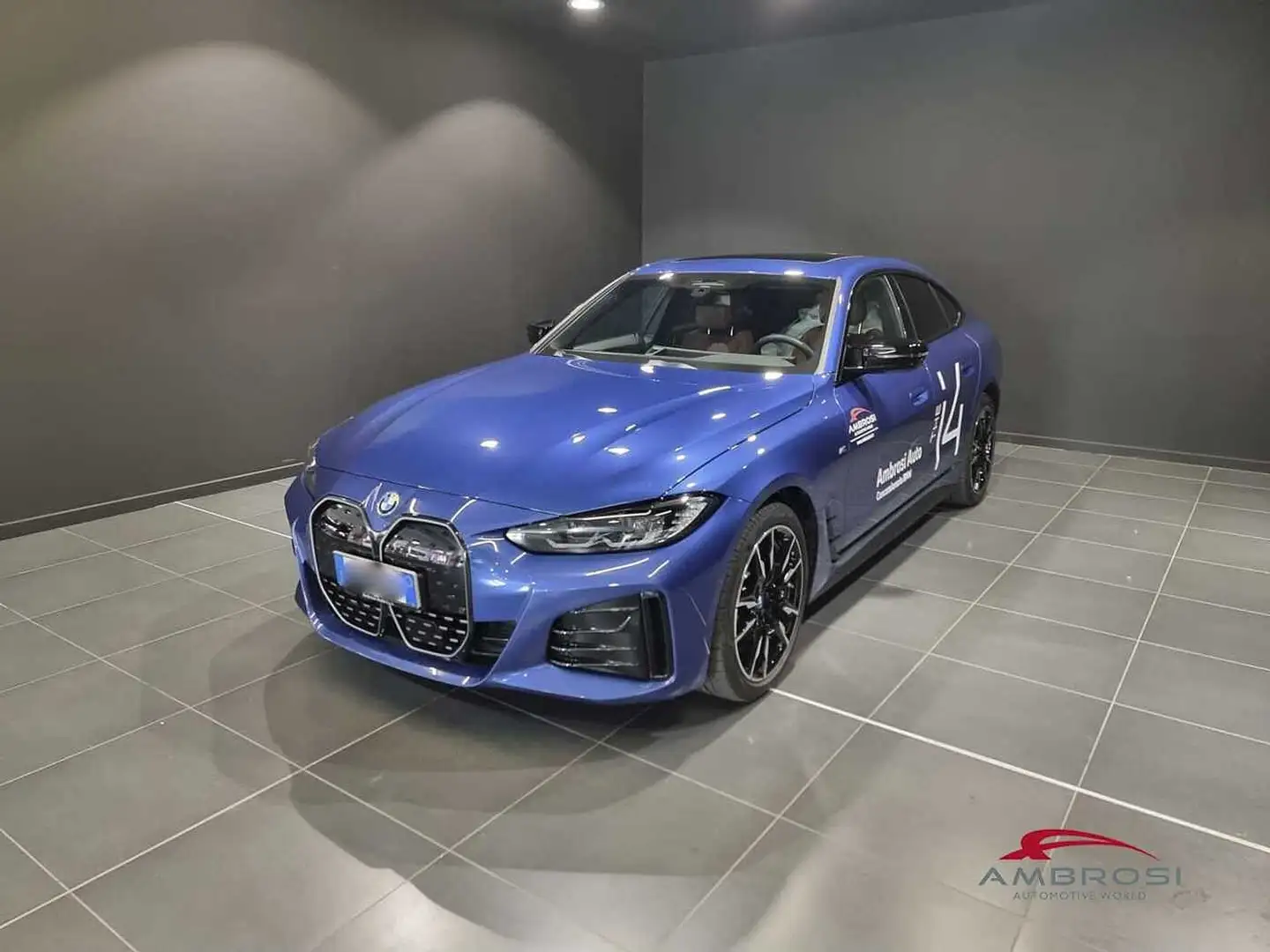 BMW i4 M50  M Sport Pro Bleu - 1