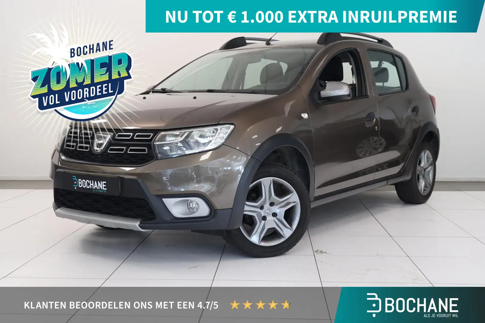 Dacia Sandero 0.9 TCe Ambiance | Trekhaak | Bluetooth | Radio US Brun - 1