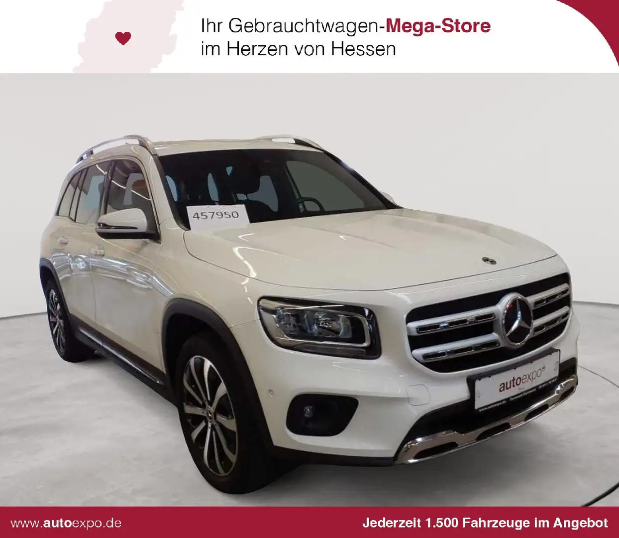Mercedes-Benz GLB 220 GLB 220d 8G-Progressive BusiP MBUX KAM Weiß - 1