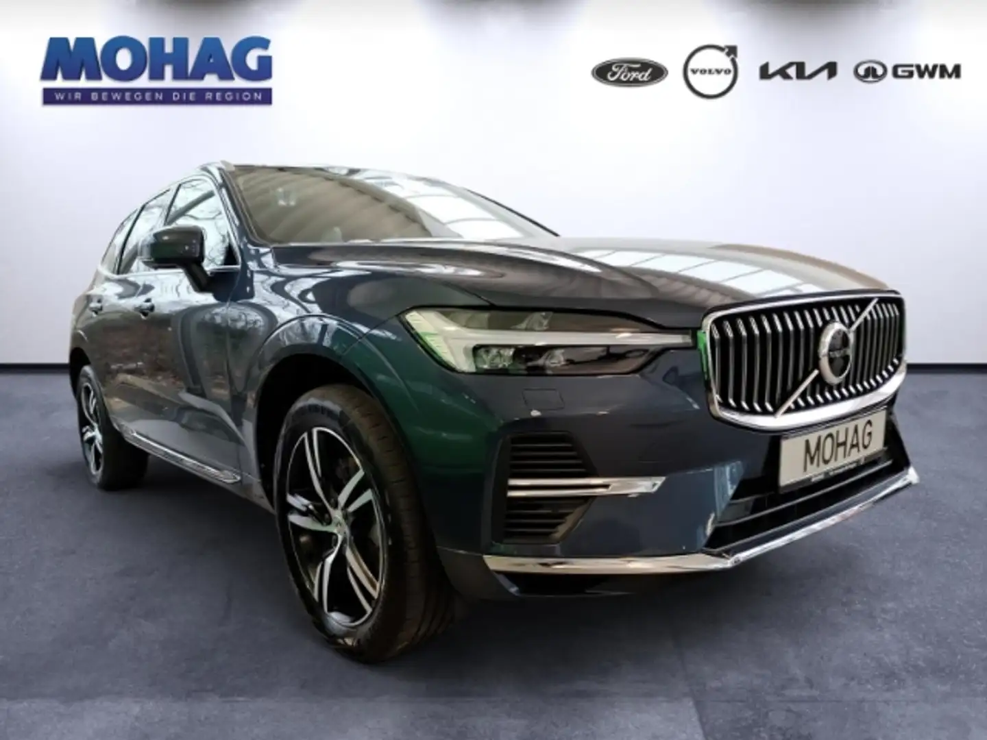 Volvo XC60 T6 AWD Inscription Expression AHK BLIS Panorama IL Blauw - 2