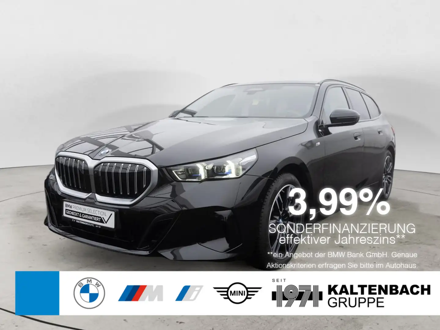 BMW 520 d Touring M-Sport PANO AHK HUD LED STANDHZ Schwarz - 1
